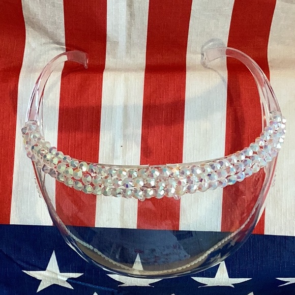 COVID Rhinestone Embellished Face Shields (Bling), NEW IN BOX - Picture 4 of 5
